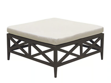 AZIMUTH CROSS - Powder coated aluminium footstool by JANUS et Cie - view 2